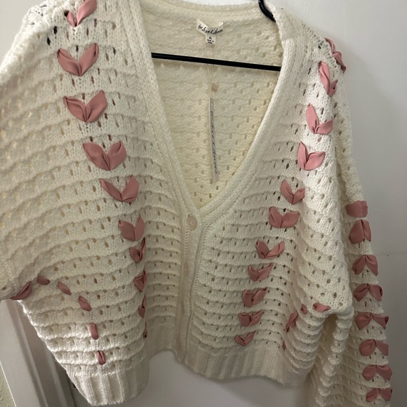 For love & lemons Laurel Oversized Cardigan - Picture 3 of 6